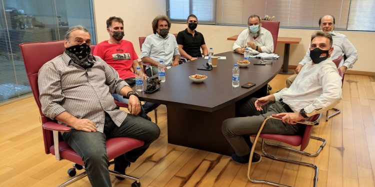 Συνάντηση είχε το Δ.Σ. του Σ.Ο.Α.Α. με τον υποψήφιο πρόεδρο Ο.Μ.Α.Ε. Σταμάτη Κατσίμη