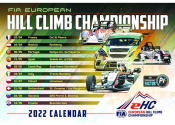 FIA European Hill Climb Championship: Με 10 αγώνες ο θεσμός
