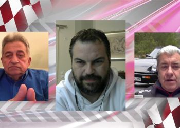 O Στράτης Χατζηπαναγιώτου, με τους Στράτο Φωτεινέλη και Στάθη Πετρόπουλο στο “Πάνω από τα Όρια”