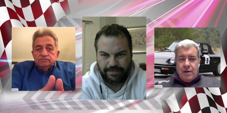 O Στράτης Χατζηπαναγιώτου, με τους Στράτο Φωτεινέλη και Στάθη Πετρόπουλο στο “Πάνω από τα Όρια”