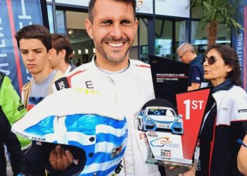 Σπουδαία νίκη για τον Γιάννη Πλάγο στην πίστα του Λε Μαν  για το Porsche Sprint Challenge Cup France!