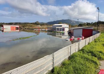Σοβαρές ζημιές από πλημμύρα στην πίστα Formula Zante go kart