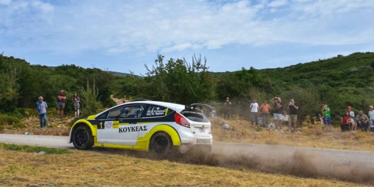 43ο ΡΑΛΛΥ  ΣΠΡΙΝΤ Α Χ Α Ι Ο Σ: Μάχες στα εκατοστά του δευτερολέπτου. Νικητές οι Κουκέας – Σπύρου με Ford Fiesta R5