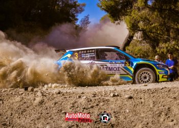 Στο βάθρο του 20ου Ράλλυ Κορίνθου με τα χρώματα του Ομίλου On Sale οι Γιώργος Κεχαγιάς και Γιώργος Αμούτζας