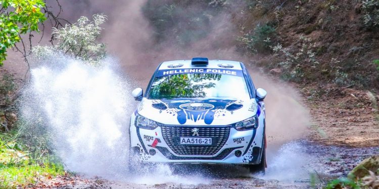 Hellenic Police Racing by VTP: Στην 3η θέση της RC4 o Γιάννης Πλάγος με το «λιοντάρι» Peugeot 208 Rally4»