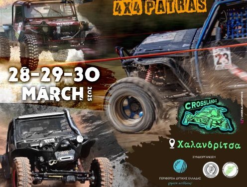 7ο MEGA FOUR 4×4 PATRAS – ΙΩΑΝΝΗΣ ΧΑΡΙΤΑΤΟΣ: Αναμένεται θέαμα υψηλού επιπέδου από τα 28 πληρώματα