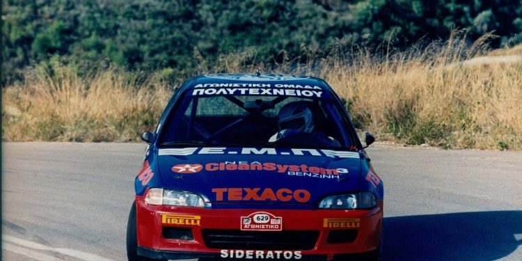 Το CIVIC του Κόρακα στα χέρια του Τ. Ασημακόπουλου για την Ανάβαση Δημητσάνας