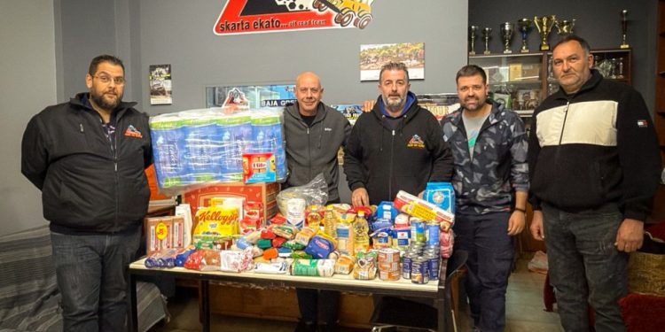 Προσφορά τροφίμων από την Λέσχη 4χ4 Πάτρας
